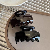 Acrylic Hair Jaw Clips Medium Hair Claw Clamps Spring Color Hair Grips Strong Hold Ponytail Holder Non Slip Hair Accessories