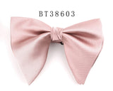 New Solid Bow Tie For Men New Wedding Bowtie Adjustable Oversize Bow tie For Wedding Groom Big Bow ties Butterfly Men's Gifts