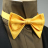 4 Styles Solid Color Black White Wine Bow Ties New Ribbon Gilded Butterfly Double Layered Wedding Party Bowknot Tuxedo Cravat