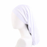 Unisex Long Hair Sock Cap Bonnet Dreadlock Cap Elastic Wrap Night Caps for Women Men Nightcap Sleeping Hat Headscarf Hair Care