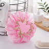 1Pcs Women's Elastic Band Satin Silky Bonnet Sleep Cap Hair Care Hair Dryers Female Hair Protect Bonnet Nightcap Satin Bath Cap