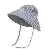 Big Brim Baby Sun Hat Summer Spring Kids Bucket Hat for Girls Boys Cotton Linen Children Cap Beach Travel Kids Hats Caps 2M-4Y