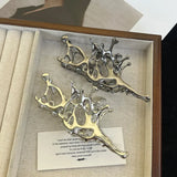 Y2K Liquid Metal Butterfly Hair Claw Hairpin 2024 Trendy NEW Design Irregular Hollowed HairClip Women Headwear Accessories