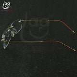 Titanium Frame Ultra Light Memory Gold Frame Coating Lenses Men Women Rimless Reading Glasses  0.75  1  1.5  1.75  2  2.25 To  4