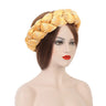 Fashion Candy Color Braids Twist Headbands for Women African Headwear Elastic Hair Bands Ladies Turban Female Bandage Headwrap