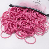 50PCS Macaron Rubber Band Hairband Headband High Elastic Durable Hair Ring Tied High Ponytail Women's Kids Hair Headwear