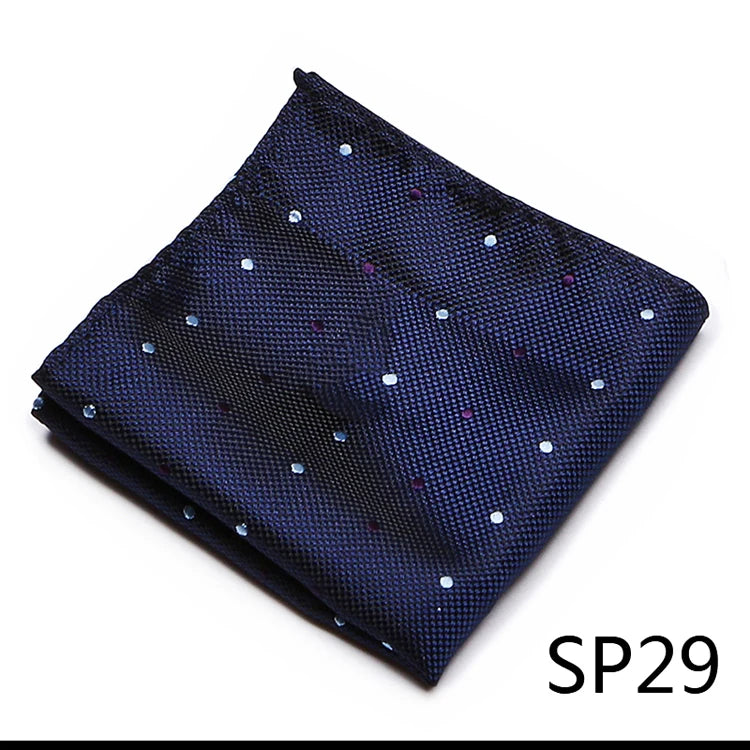 High Grade 2023 New Style Hot sale Silk Handkerchief Black Suit Accessories Solid Men Abraham Lincoln's birthday Pocket Square