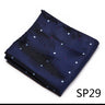 High Grade 2023 New Style Hot sale Silk Handkerchief Black Suit Accessories Solid Men Abraham Lincoln's birthday Pocket Square