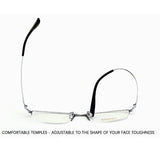 2023 New Titanium Half Frame Glasses Business Square Eyeglass Frames Myopia Hyperopia Prescription Eyeglasses Eyewear