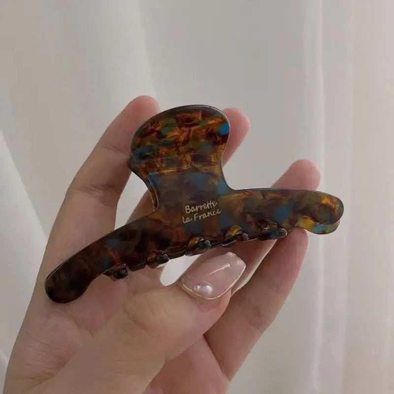 1pc Elegant hair clip, women's back of the head, ins shark clip, 2024 new clip headwear, high-end feeling, vinegar grip clip