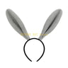 49MF Lovely Bunny Ear Hair Hoop Hair Holder Live Broadcasting Spring Cosplay Party Headwear for Teens Woman