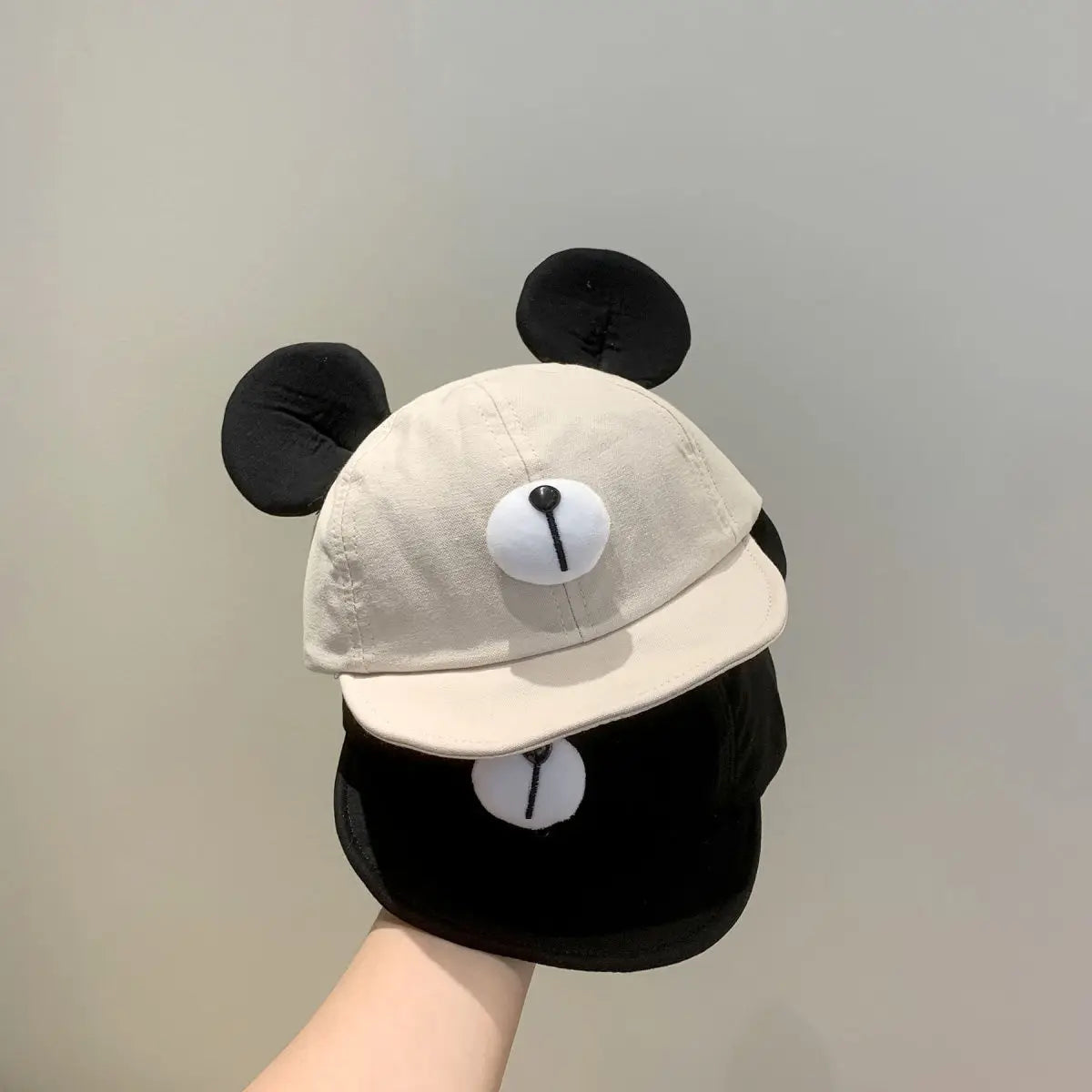 Cute Bear Ear Baby Hat Kids Boy Girl Soft Cotton Peaked Bonnet Caps Children Cartoon Casual Sun Visor Hats