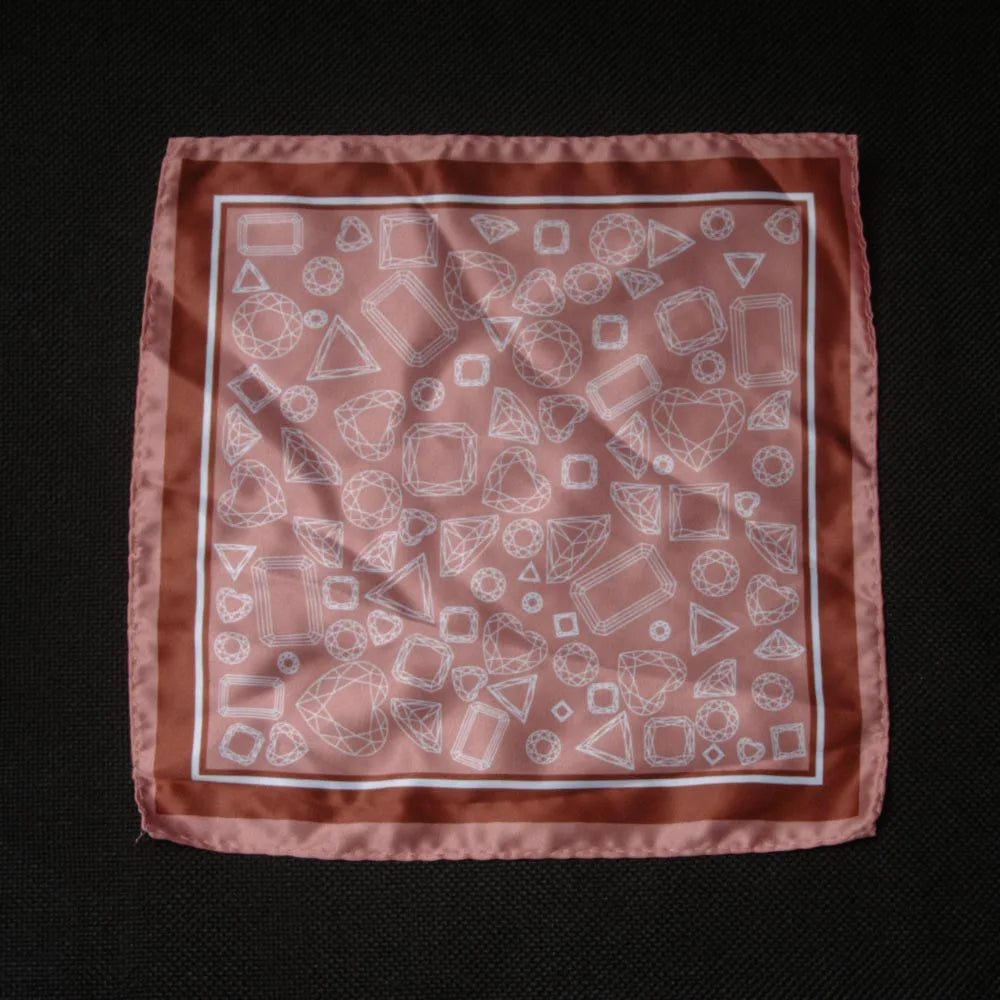 Luxury Mens Handkerchief Silk Accessories Hanky Pocket Squared Handkerchief Pocket Scarf Paisley Polka Dots Party Wedding Prom
