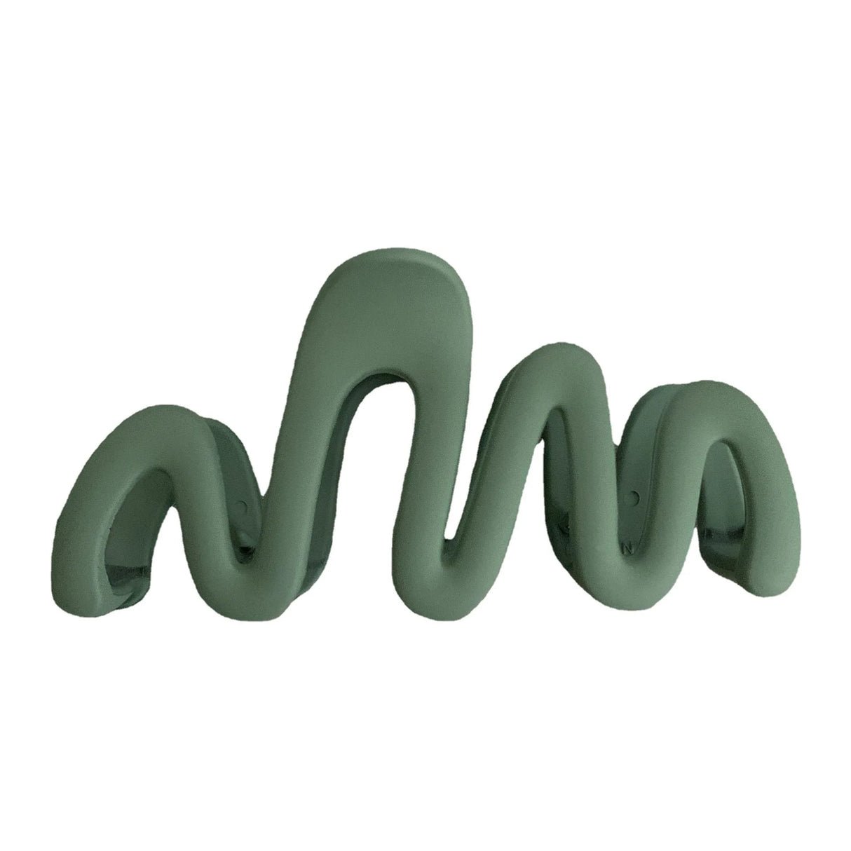 2023 New Trendy Curve Matt Hair Claw Clip Large Shark Crab Hair Clips Women Hair Accessories INS Female Back of Head Hairpin