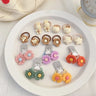 Hair Accessories Girls Bands Bandeau Cheveux Scrunchies Elastic Fille Korean Haarband Rubber Brown Children Gomas Gift Kids