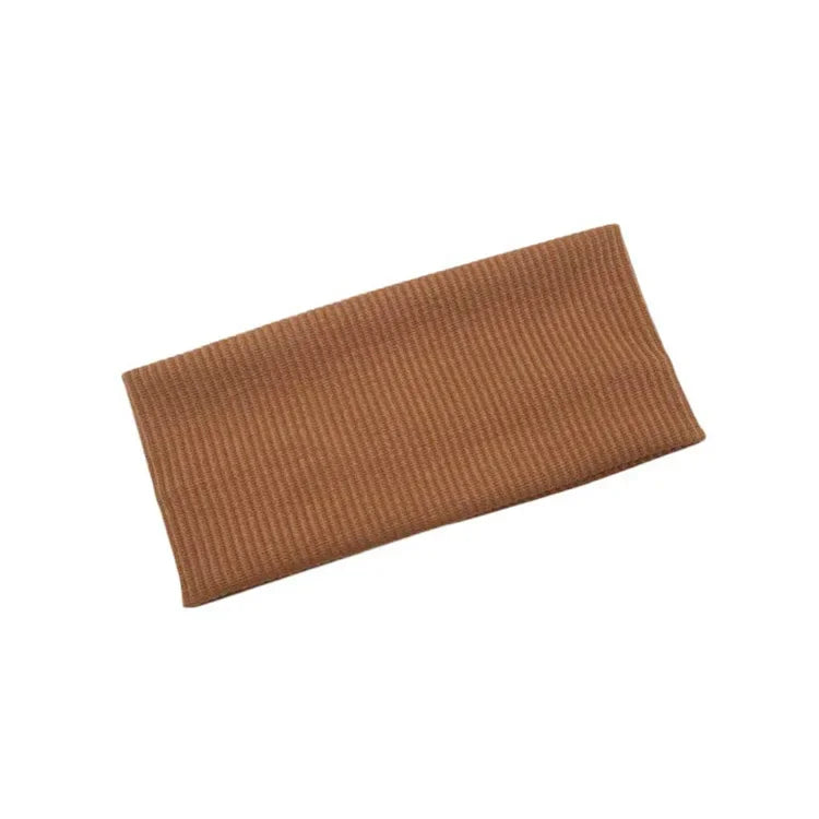 New Knitted Hair Bands Women Fashion Wide Elastic Headband Sport Yoga Hairband Soft Wash Face Makeup Headwrap Hair Accessories