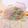 500Pcs/Set Girls Colourful Elastic Disposable Soft Rubber Band Hair Tie Headband Children Ponytail Holder Bands Kids Accessories