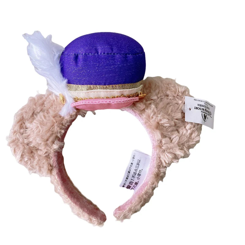 Mickey Minnie Ears Headband Cartoon Animal Plush EARS COSTUME Hallowmas Headband Cosplay Plush Gift Doll Girls Party Hair band