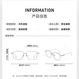 2024 New Style Fashion Titanium Retro Optical gm Glasses Frame Men Women Cat eye Eyeglasses Frame Prescription Eyewear UV400