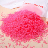 1000Pcs/Pack Disposable Elastic Hair Bands Colorful Scrunchie Girls Rubber Band Ponytail Holder Kids Hair Accessories Hair Ties