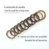 5PC High Elasticity Hair Ties Leopard Print Elastic Hair Scrunchie Ties for Women Wild Fashion Head Rope Hair Styling Accessorie