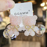 Headbands for Girls Baby Hair Clips 2pcsMinimalist Bear Hair Ties - Bouncy Beaded Elastics for Girls Baby Accessories