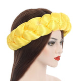 Twisted Hair Band Office Headbands Party Hairband Latest Satins Sports Headwear for Stylish Men and Women