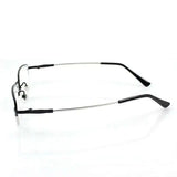 Titanium Metal Alloy flexible Half-rim optical eye glasses frames spectacle frame points prescription eyeglasses oculos de grau