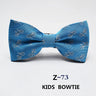 53 Color Children's Bow Tie Fashion Jacquard Baby Neckties Tie Baby Kid Kids Classical Pet Striped Butterfly Elastic Cord BowTie