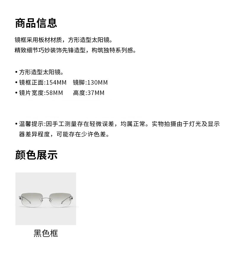 Luxury Brand Designer Fashion GM Titanium Half frame Sunglasses Men Driving Sun Glasses Goggles Shades UV400 Eyewear Glitt