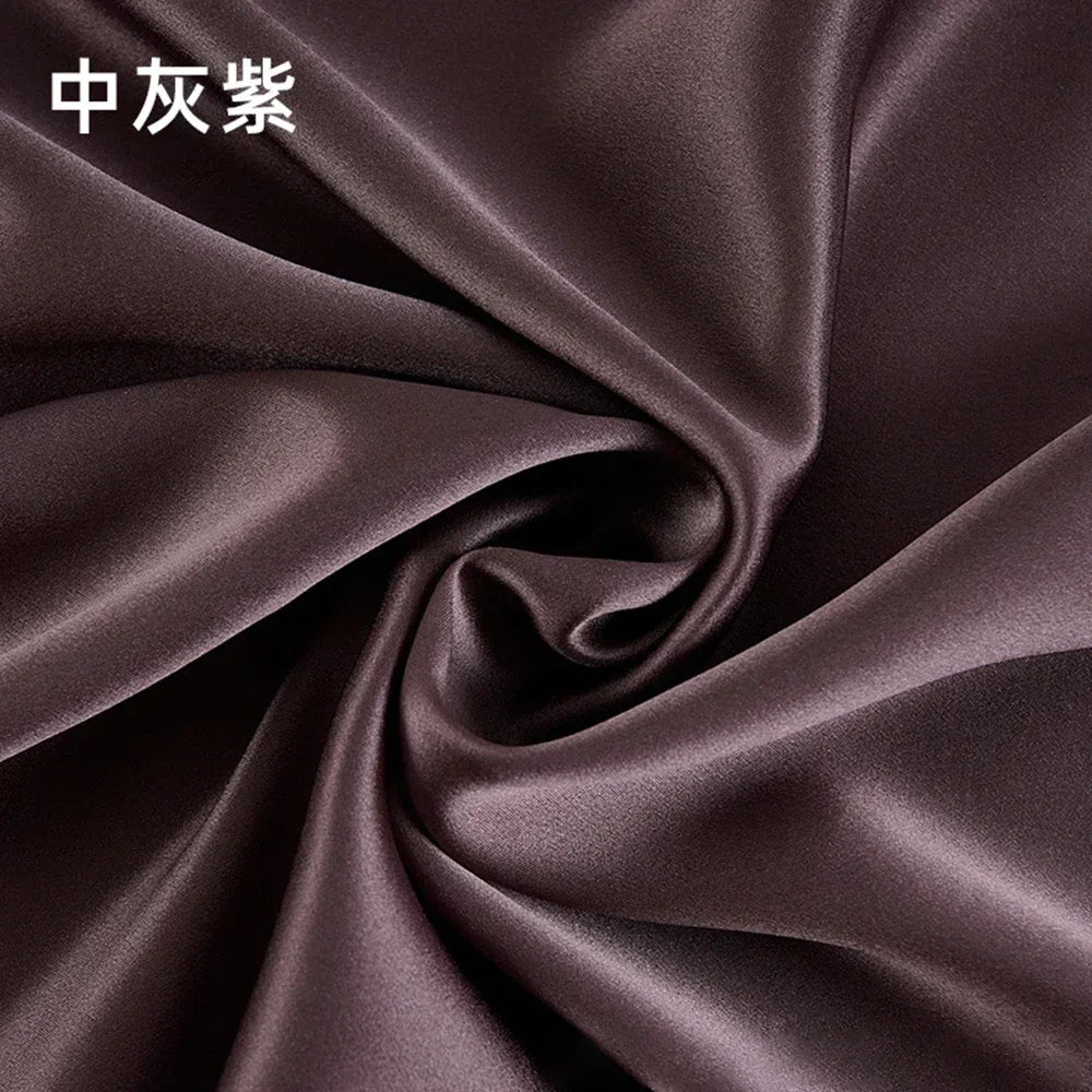 19 Momme Width 114cm 100% Pure Natural Mulberry Silk Fabric Make Clothing/Pillowcase/Eye Mask/Nightcap/Bedding/Pajamas Fabric