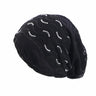 Women Men Sleeping Hat Baggy Beanie Satin Lined Night Unisex Sleep Cap Hair Care Bonnet Hair Loss Nightcap Pullover Hat Headwear
