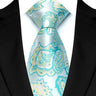 Men's Classic Paisley Tie Luxury Floral Dot 8cm Jacquard Neck Tie Necktie For Men Business Wedding Party Daily Wear Accessory