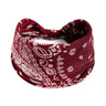 Boho Headbands For Women Fashion Stretch Wide Hair Bands Knoted Turban Yoga Sweatband Elastic Head Bands Stylish Wrap Headbands