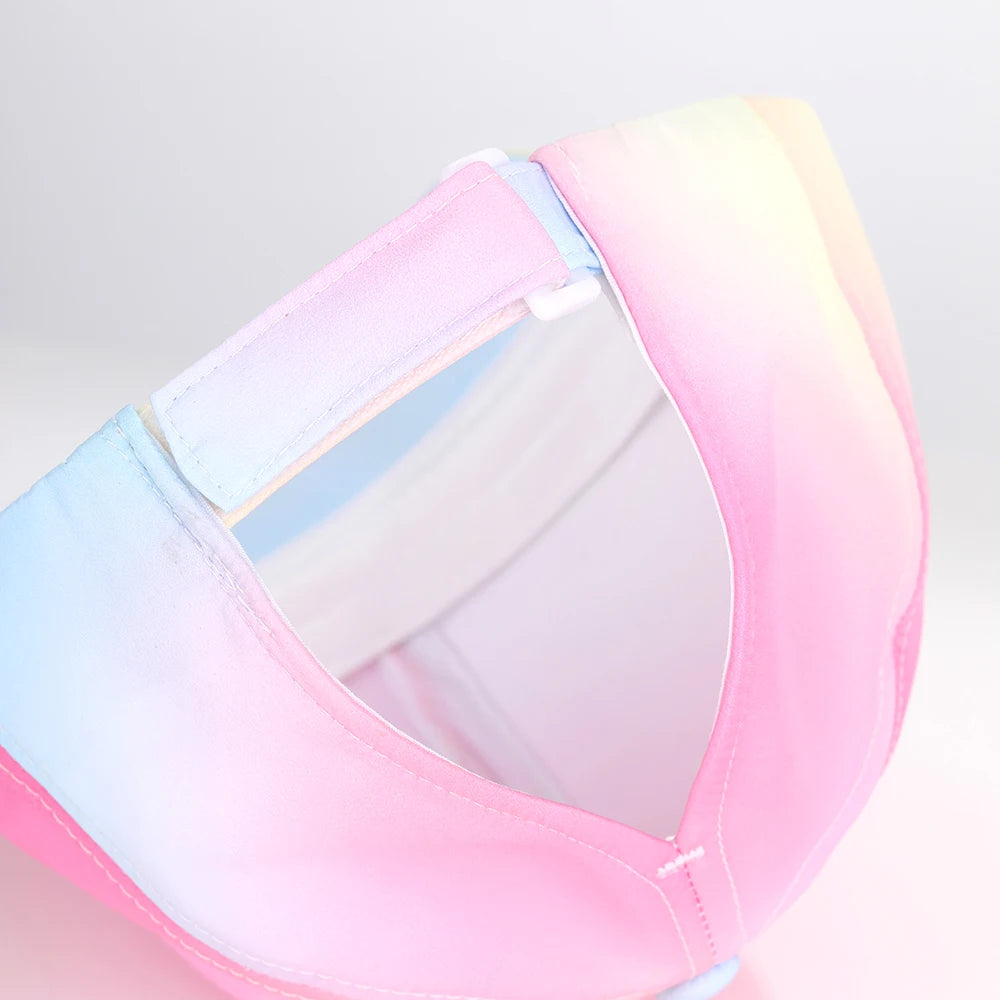Fashion High Ponytail Kids Boy Hat Sun Hats Baseball Caps Adjustable Solid Color Print Travel Caps Baby Children Peaked Caps Hat