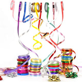 10Meter/Rolls 5mm Balloon Ribbon Party Birthday Wedding Accessorie Laser Balloon Chain Satin Ribbons Crafts DIY Party Supplies