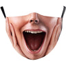 Halloween Adults Mouth Masks Funny Printed Cotton Blend Facial Expressions Washable Mascaras Face Shield Masque Facial Masks New