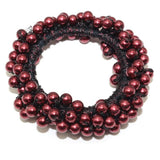 Pearls Beads Hair Ties Elastic Hair Bands For women Hair Rope Scrunchies Ponytail Holders Rubber Hair Accessories