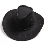 New Kids Western Cowboy Hat Curved Brim Outdoor Toddler Sun Hat Children Birthday Gifts Vacation Cap Party Cosplay Hat