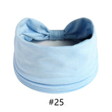 Headbands for Women Cotton Wide Headwrap Yoga Workout Hairbands Elastic Sport Head Bands Turban Bandana Bandage Hair Accessories