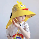 Kid Hat Summer Cap Sun Kindergarten Children UV Protection Baby Boys Girls Sun Caps Going Out Beach  Large Brim Fisherman  M9