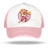 Paw Patrol Skye Kids Baseball Cap Marshall Rubble Girl Peak Cap Cartoon Boy Chase Rocky Mesh Cap Parent-child Summer Sunhat Gift