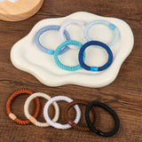 Hairbands, 10 Pack, Fashion, Solid Color, Braided Hairbands, Women, Soft Elastic, No Damage, Ponytail Hairbands