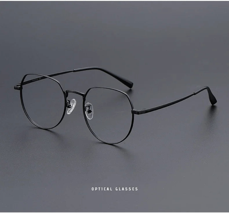 DIEDIESEE New Anti Blue Light Men's And Women's Titanium Frame Can Be Paired With Myopia Optical Prescription Glasses Frame 1901