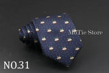 Cute Cartoon Pattern Animal Floral Printed Tie For Men Narrow Slim NeckTie Wedding Red Navy Party Ties Cravat Accessories Gifts