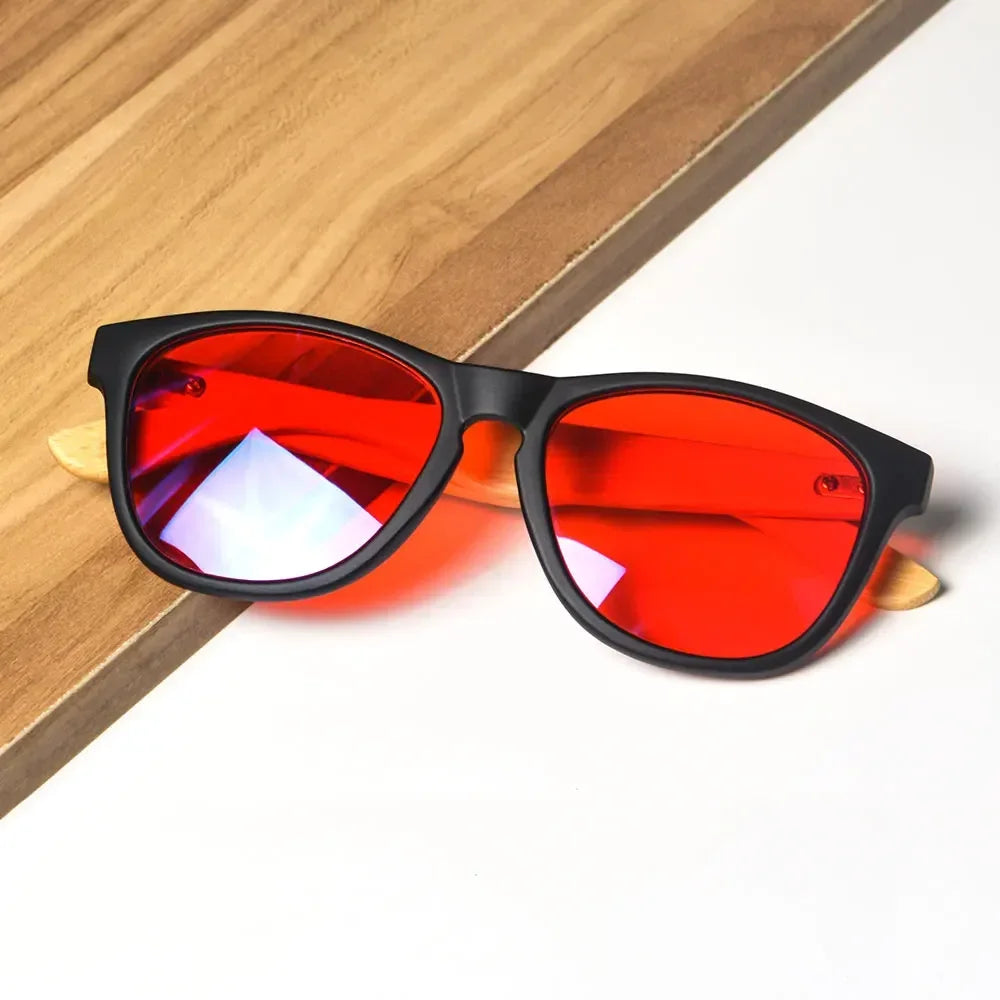 Blue Light Blocking Glasses Red Lenses Glasses for Better Sleep Orange Lens for Long Time Working Not Sunglasses for Outdoor