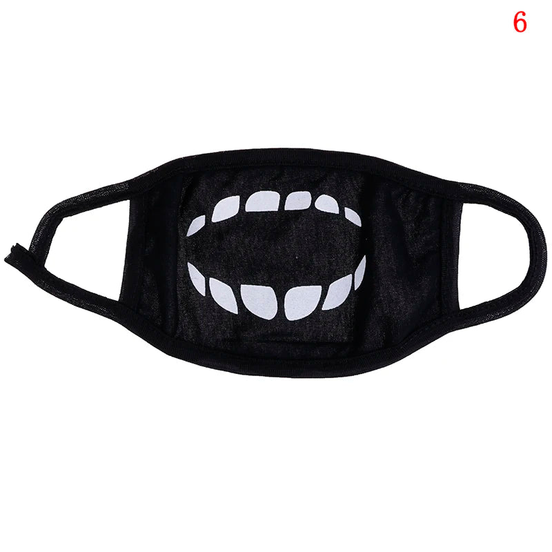 1pc Mouth Face Mask Unisex Cotton Dustproof Mouth Face Mask Anime Cartoon Bear Women Men Muffle Face Mouth Party Masks