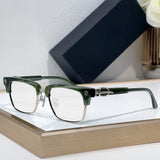 Popular Sunglasses Titanium Acetate Fashion Eyeglasse Frame Men Square Retro High Quality Women Luxury Brand Designer Glasses