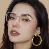 Dazzling Eyeglasses Blue Light Blocking Women Designers Glasses Optical Spectacle Computer Eye Protection Glass Fashion Eyewear