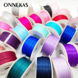 (45M) 3mm Satin Ribbon 100% Polyester High Quality Double Face Tapes Both Sides Satin and Glossy Bows Making 1/8" 508319